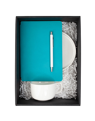 Набор "Гармония"  (Белый с бирюзовым)