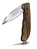 Нож охотника VICTORINOX Hunter Pro Wood 130 мм, 2 функции, с фиксатором, рукоять из орехового дерева - Фото 2