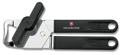 Консервный нож VICTORINOX универсальный, сталь/пластик, чёрный