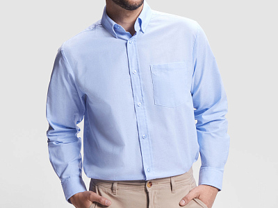 Рубашка с длинным рукавом Oxford, мужская