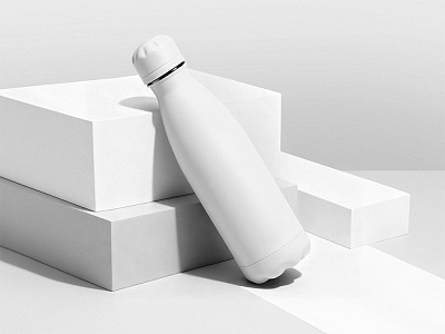 Вакуумная термобутылка Vacuum bottle C1, soft touch, 500 мл (Белый)