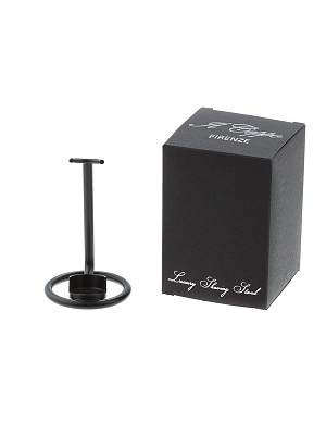 Подставка для бритвенного станка IL Ceppo, никелированная латунь, черный матовый цвет