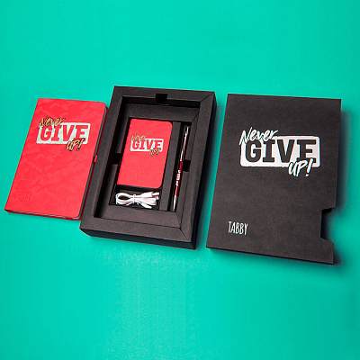 Универсальный аккумулятор "Tabby" (5000mAh),красный, 7,5х12,1х1,1см