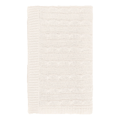 Плед Фадо (Fado) вязаный, бежевый (без подарочной коробки)