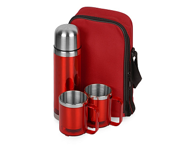 Набор Походный с чехлом (Красный/серебристый)
