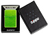 Зажигалка ZIPPO Classic с покрытием Lurid™, латунь/сталь, зеленая, глянцевая, 38x13x57 мм - Фото 6