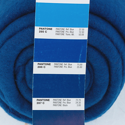 Плед "Байкал", синий