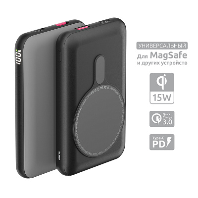 Беспроводной магнитный ПЗУ Olmio QM-11, темно-серый (Тёмно-серый)