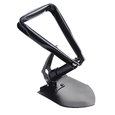 Лопата складная Multi Shovel Pro, чёрная