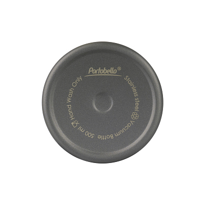 Термобутылка вакуумная герметичная Соренто (Sorento), серая, зернистое покрытие