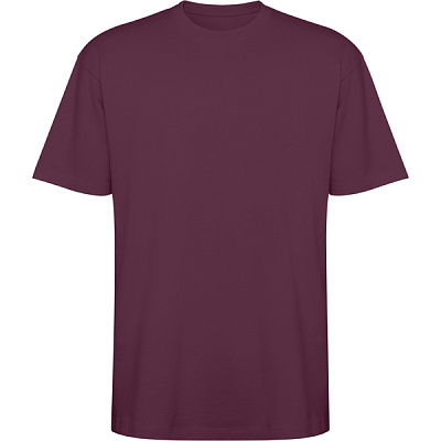 Футболка оверсайз BULL, СЛИВОВО-КРАСНЫЙ M (СЛИВОВО-КРАСНЫЙ)