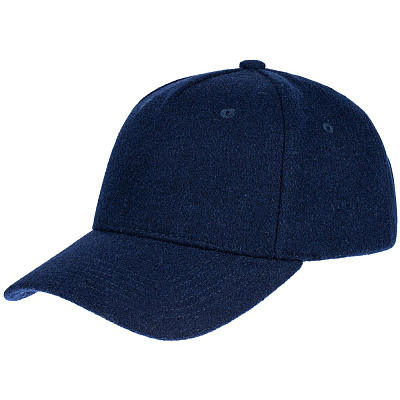 Бейсболка Woolridge, темно-синяя (Тёмно-синий)