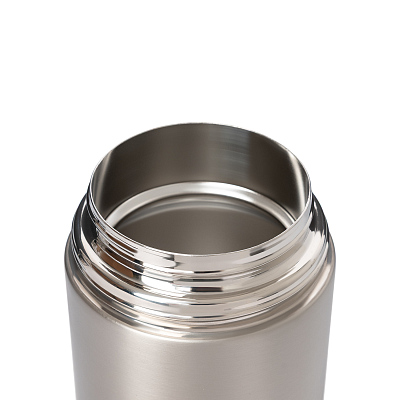 Термос для еды Bento, серебряный