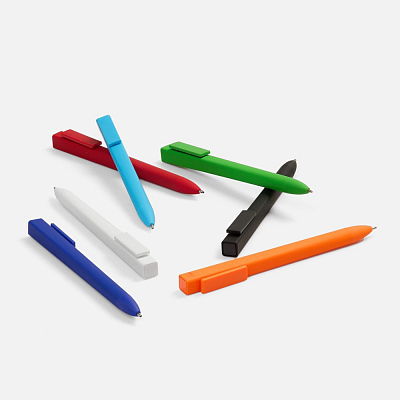 Ручка шариковая Swiper SQ Soft Touch, оранжевая