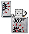 Зажигалка ZIPPO James Bond™ с покрытием Brushed Chrome, латунь/сталь, серебристая, 38x13x57 мм - Фото 4