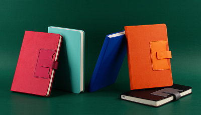 Ежедневник недатированный "Милан", А5, покрытие soft touch, мятный