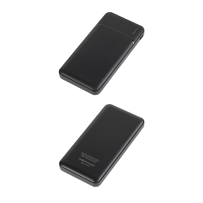 Зарядное устройство "Ten" 10000 mAh, черный