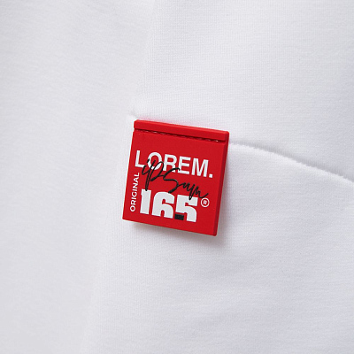 Лейбл из ПВХ Kare, красный