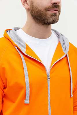 Толстовка мужская STAN с капюшоном на молнии футер без начёса 260, 61