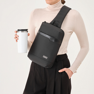 Термокружка вакуумная Палермо (Palermo), белая, зернистое покрытие