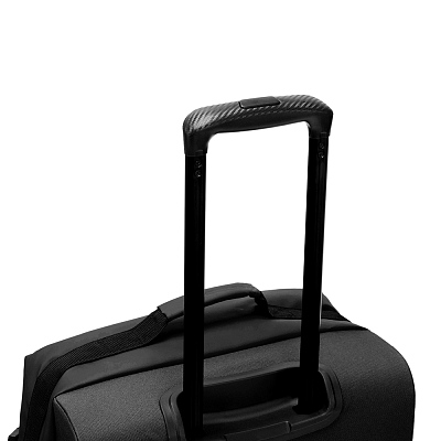 Сумка на колесах TORBER Mobi, чёрный, полиэстер 900D с PU покрытием, 60 х 38 х 25,5 см, 57 л