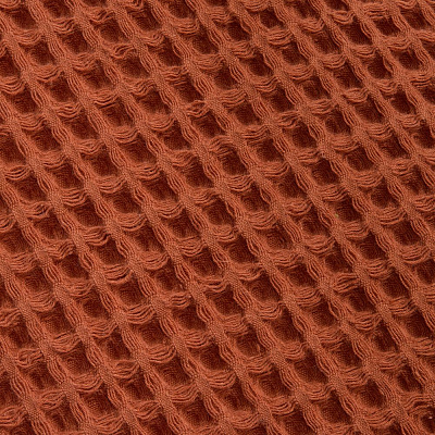 Плед вафельный Elenglect, оранжевый