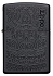 Зажигалка ZIPPO Tone on Tone Design с покрытием Black Matte, латунь/сталь, чёрная, 38x13x57 мм - Фото 2