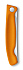 Нож для овощей VICTORINOX SwissClassic, складной, лезвие 11 см с волнистой кромкой, оранжевый - Фото 9