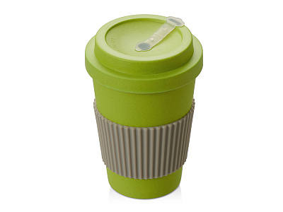Термокружка из натуральных волокон Muffin (Зеленое яблоко)
