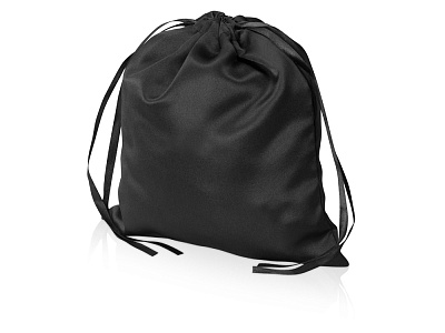 Мешочек подарочный сатиновый L (Чёрный)