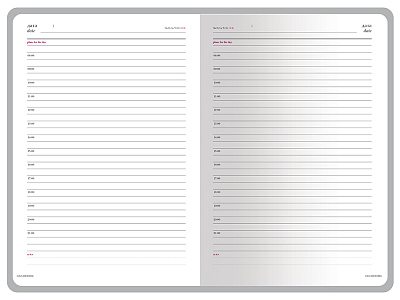 Ежедневник недатированный А5+ Россия. Флаг