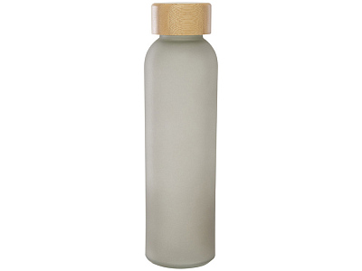 Стеклянная бутылка с бамбуковой крышкой Lume, 500мл