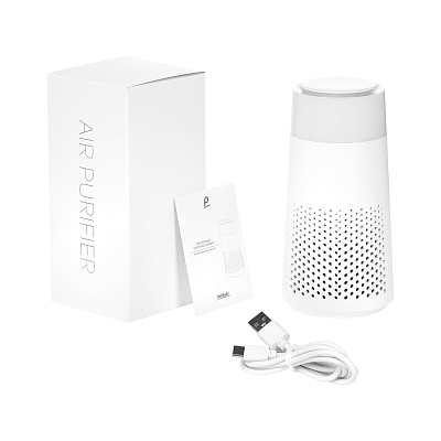 Очиститель воздуха с подсветкой Пьюр (Pure), белый