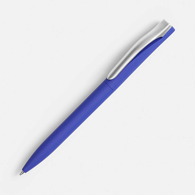 Ручка шариковая Pin Soft Touch, ver. 2, синяя (Синий)