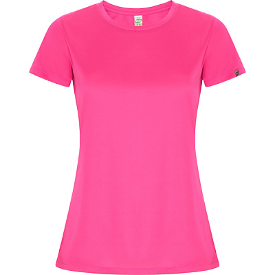 Спортивная футболка IMOLA WOMAN женская, БЕЛЫЙ S (Флуоресцентный розовый)