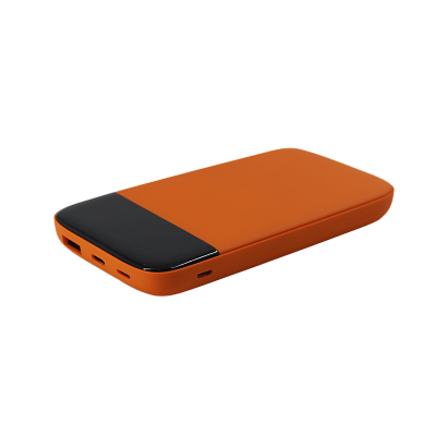 Внешний аккумулятор Bplanner Power 3 ST, софт-тач, 10000 mAh (Оранжевый) (Оранжевый)