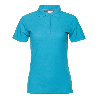 Рубашка поло женская STAN хлопок/полиэстер 185, 04WL (Бирюзовый)