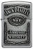 Зажигалка ZIPPO Jack Daniels® с покрытием High Polish Chrome, латунь/сталь, серебристая, 38x13x57 мм - Фото 2
