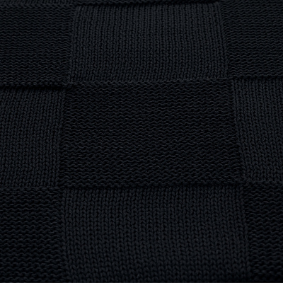 Плед Cella вязаный, темно-синий (без подарочной коробки)