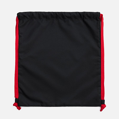 Рюкзак B3, черный с красными лямками