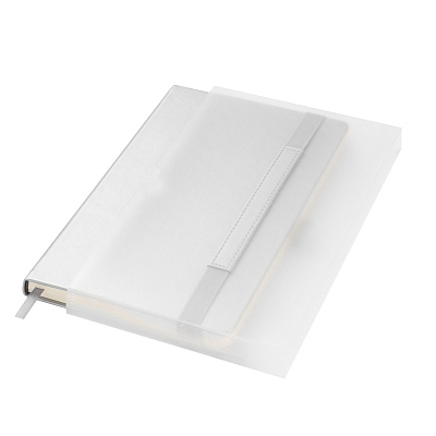 Ежедневник Alpha недатированный, серебро/серый