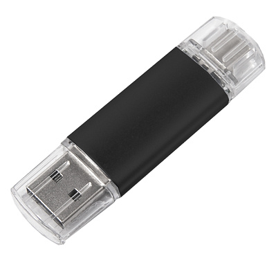USB flash-карта ASSORTI OTG Type-C (8Гб) (Черный)