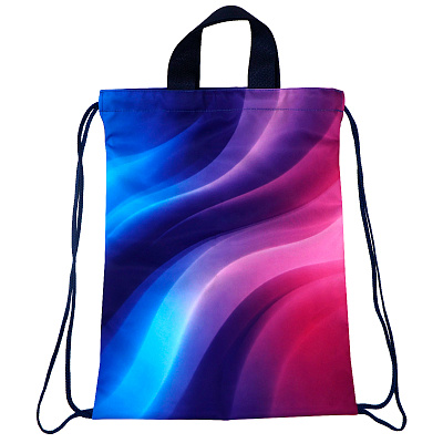 Сумка-рюкзак с полноцветной печатью Флюр, размер S (Мультиколор)