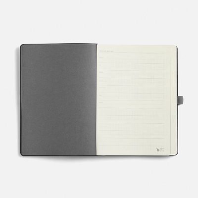 Ежедневник Peel Flex, недатированный, серый