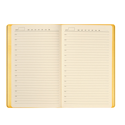 Ежедневник Рейн (Rain) недатированный, желтый (без упаковки, без стикера)