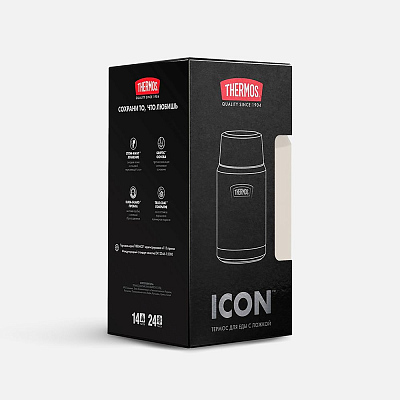 Термос для еды Icon 710, бежевый