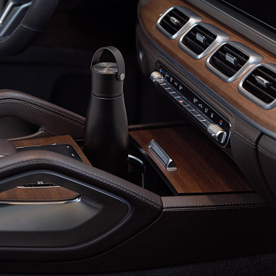 Термобутылка вакуумная герметичная Bosca, черная