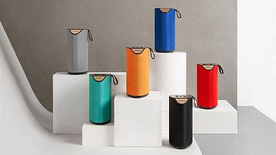 Портативная колонка Rombica Mysound Tetria TWS, серый