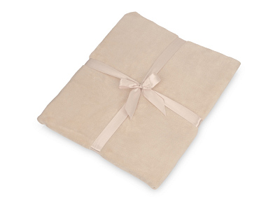 Плед флисовый Natty из переработанного пластика с новогодней биркой