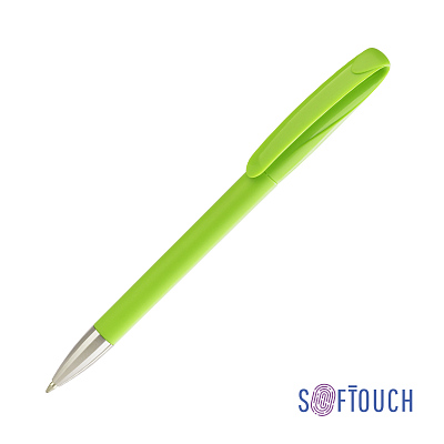 Ручка шариковая BOA SOFTTOUCH M, покрытие soft touch, зеленое яблоко